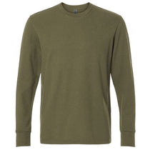 Next Level Unisex Military Green Ideal Thermal Long Sleeve T-Shirt