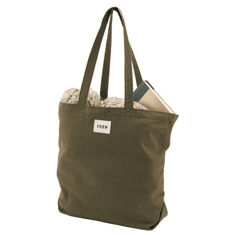 FEED Olive Organic Cotton Shopper Tote