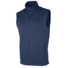 Charles River Men's Navy Heather Pacific Heathered Vest