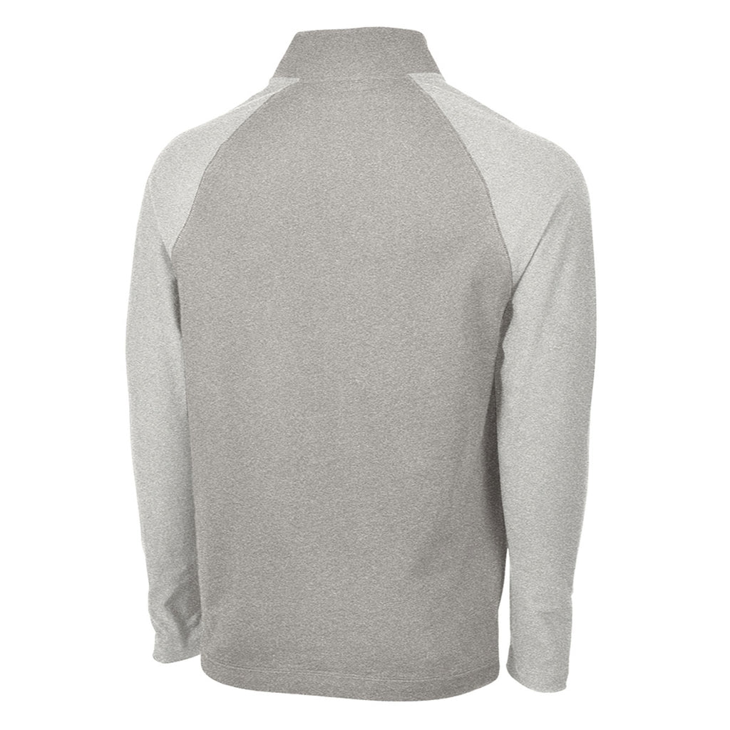 Charles River Men's Heather Grey Falmouth Pullover