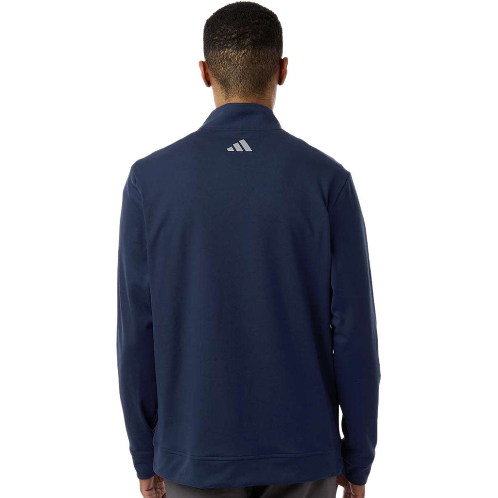 Adidas Men's Collegiate Navy Ultimate365 Classic Quarter-Zip Pullover