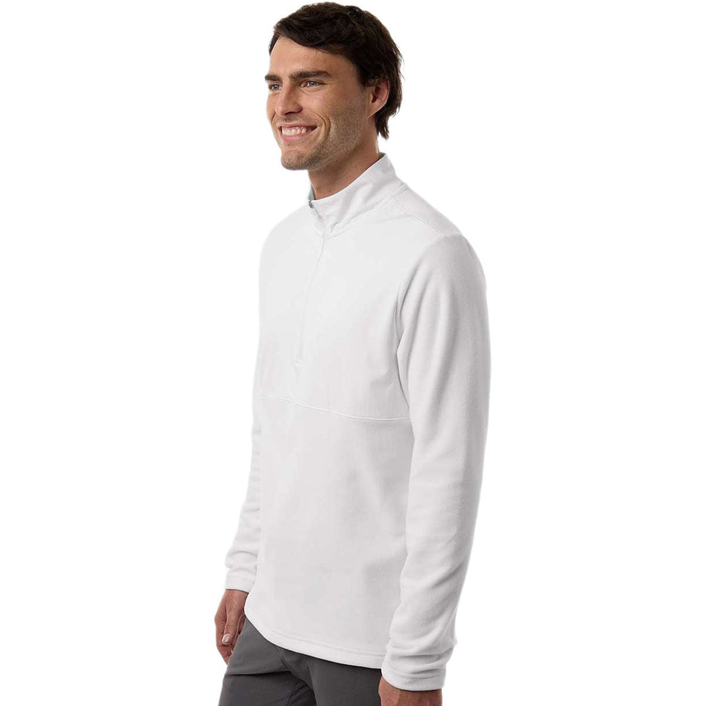 Adidas Men's White Ultimate365 Cozy Quarter-Zip Pullover