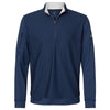 adidas Men's Collegiate Navy Performance Texture Quarter Zip