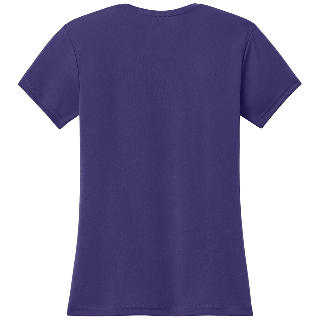 A4 Women's Purple Cooling Performance Short Sleeve Tee
