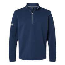 Adidas Men's Collegiate Navy Spacer Quarter-Zip Pullover