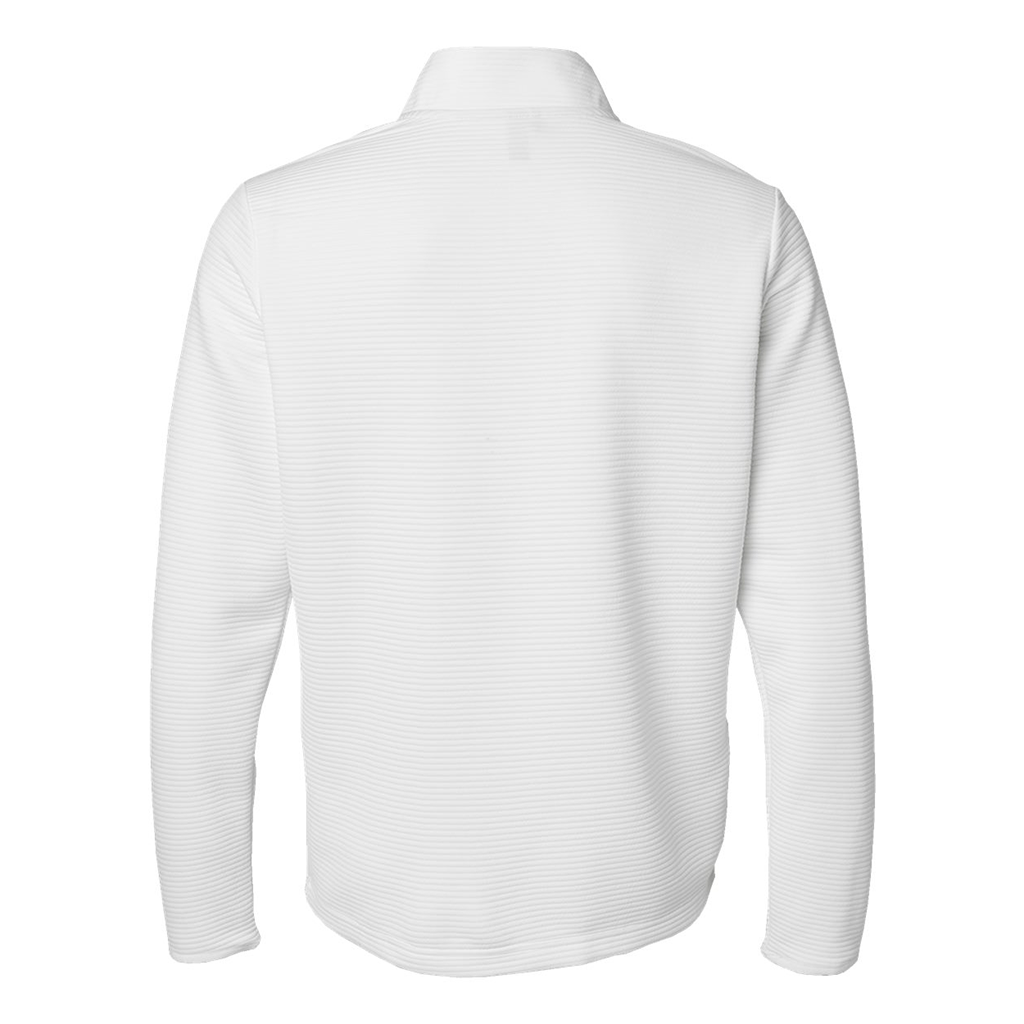 Adidas Men's Core White Spacer Quarter-Zip Pullover