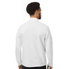 Adidas Men's Core White Spacer Quarter-Zip Pullover