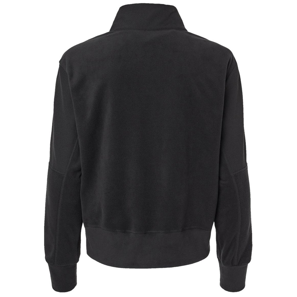 Adidas Women's Black Fleece Quarter Zip Pullover