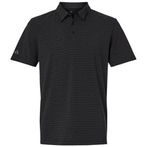 Adidas Men's Black Printed Blend Polo