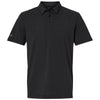Adidas Men's Black Printed Blend Polo