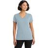 Allmade Women's I Like You Blue Tri-Blend V-Neck Tee