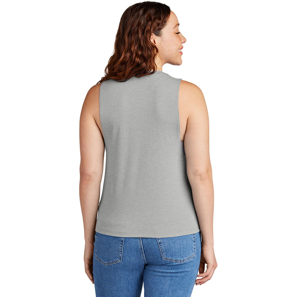 Allmade Women's Aluminum Grey Tri-Blend Muscle Tank