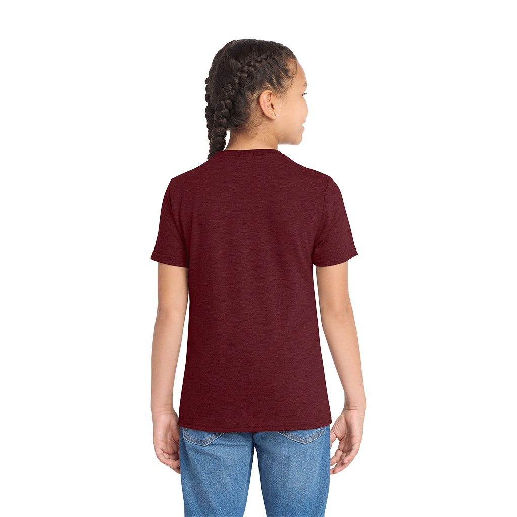 Allmade Youth Vino Red Tri-Blend Tee