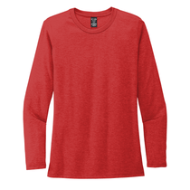 Allmade Women's Rise Up Red Tri-Blend Long Sleeve Tee