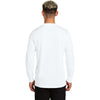 Allmade Unisex Bright White Long Sleeve Organic Cotton Tee