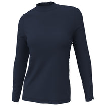 A. PUTNAM Women's Dress Blues Long Sleeve Keyhole Top