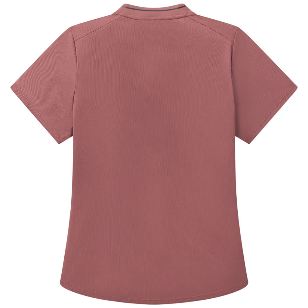 UNRL Women's Rosewood Amelia Short Sleeve Polo