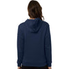 Adidas Women's Team Navy Blue/White Fleece Hooded Sweatshirt