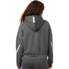 Adidas Women's Team Grey Four/White Z.N.E Full-Zip Hooded Sweatshirt