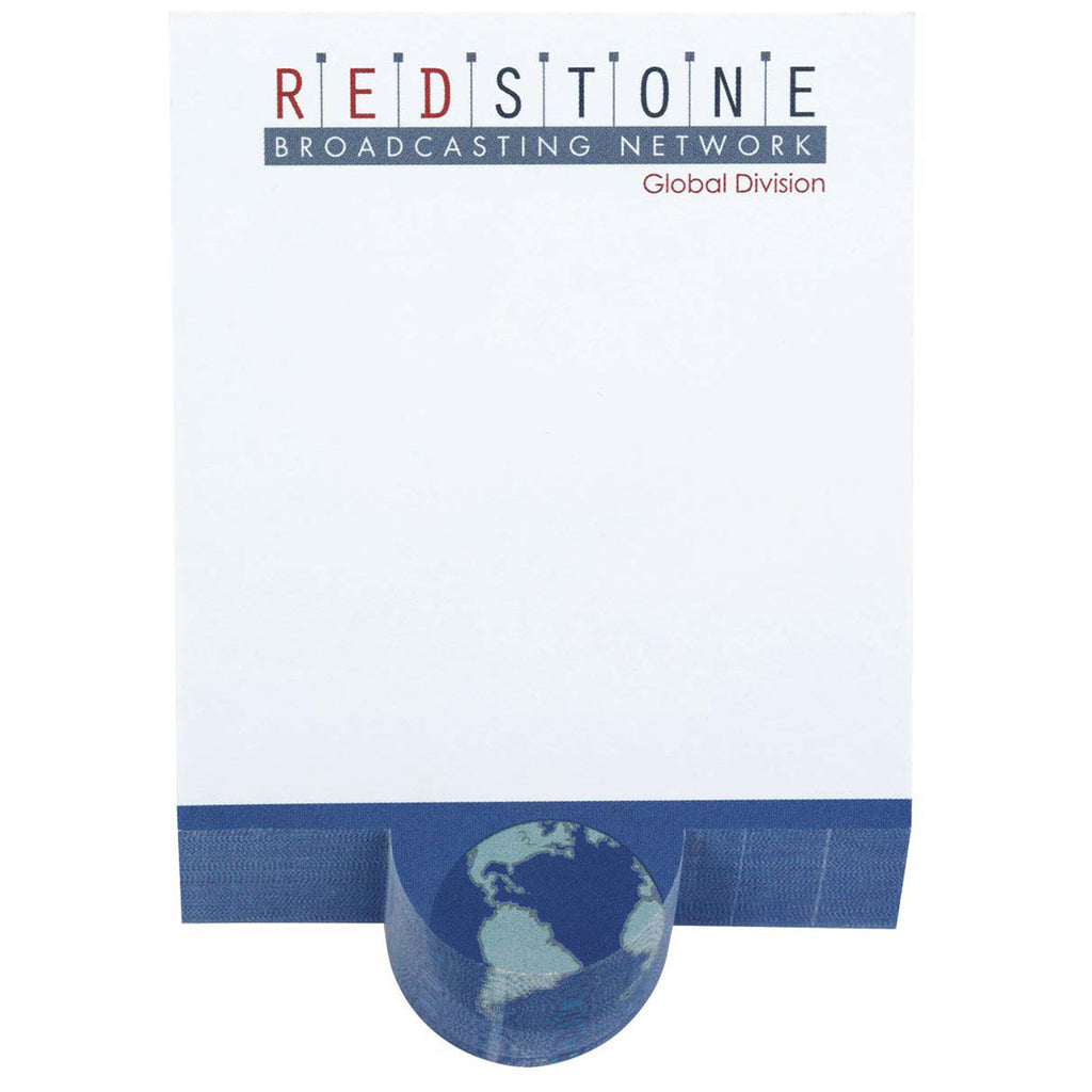 Souvenir White Sticky Note 4" x 6" Beveled Pad