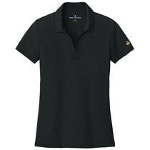 Brooks Brothers Women's Deep Black Mesh Pique Performance Polo