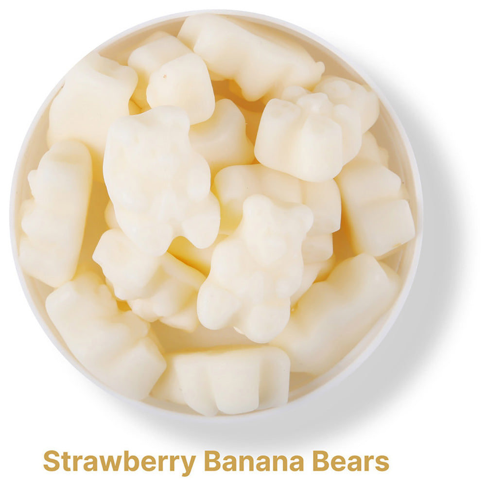 SugarSpot Clear Strawberry Banana Bears: Small Jar