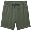 Bella + Canvas Unisex Military Green Sponge Fleece Sweatshort