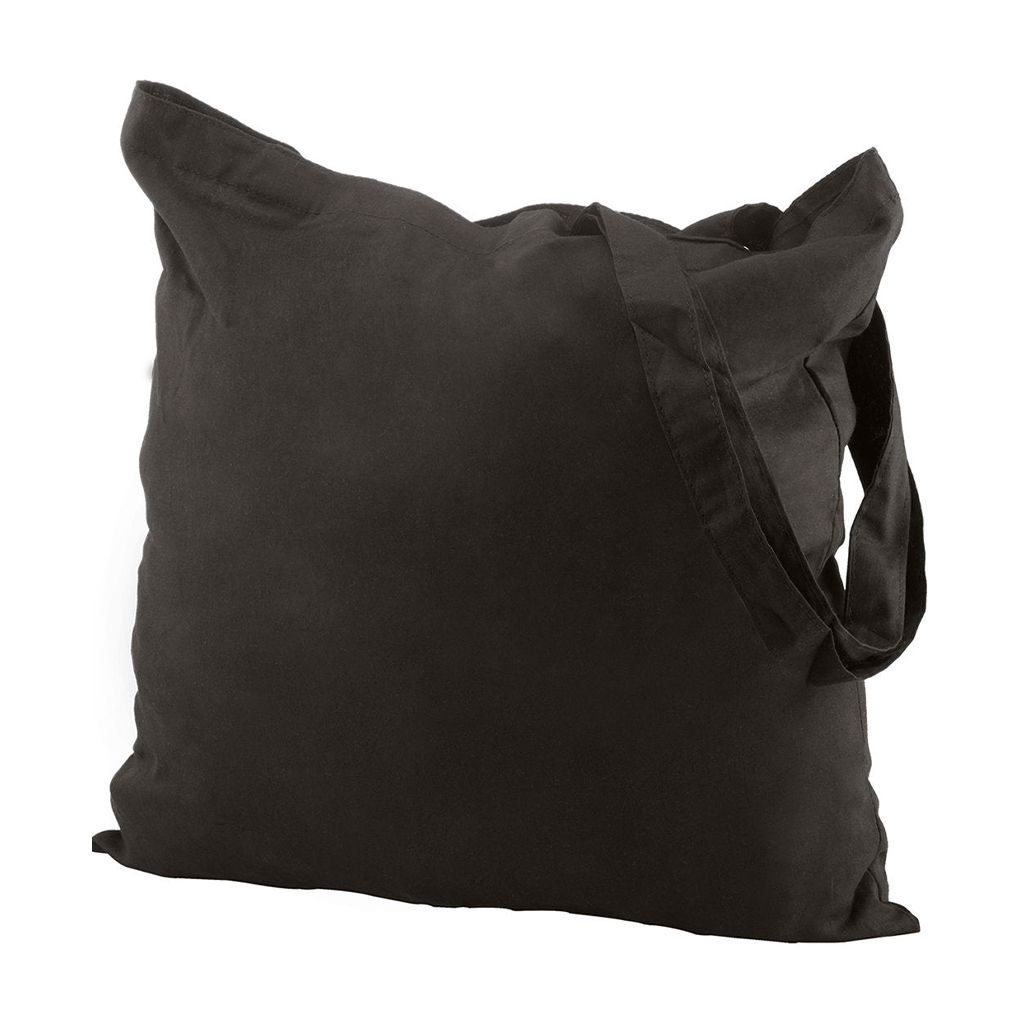 Primeline Black Basic Cotton Tote Bag