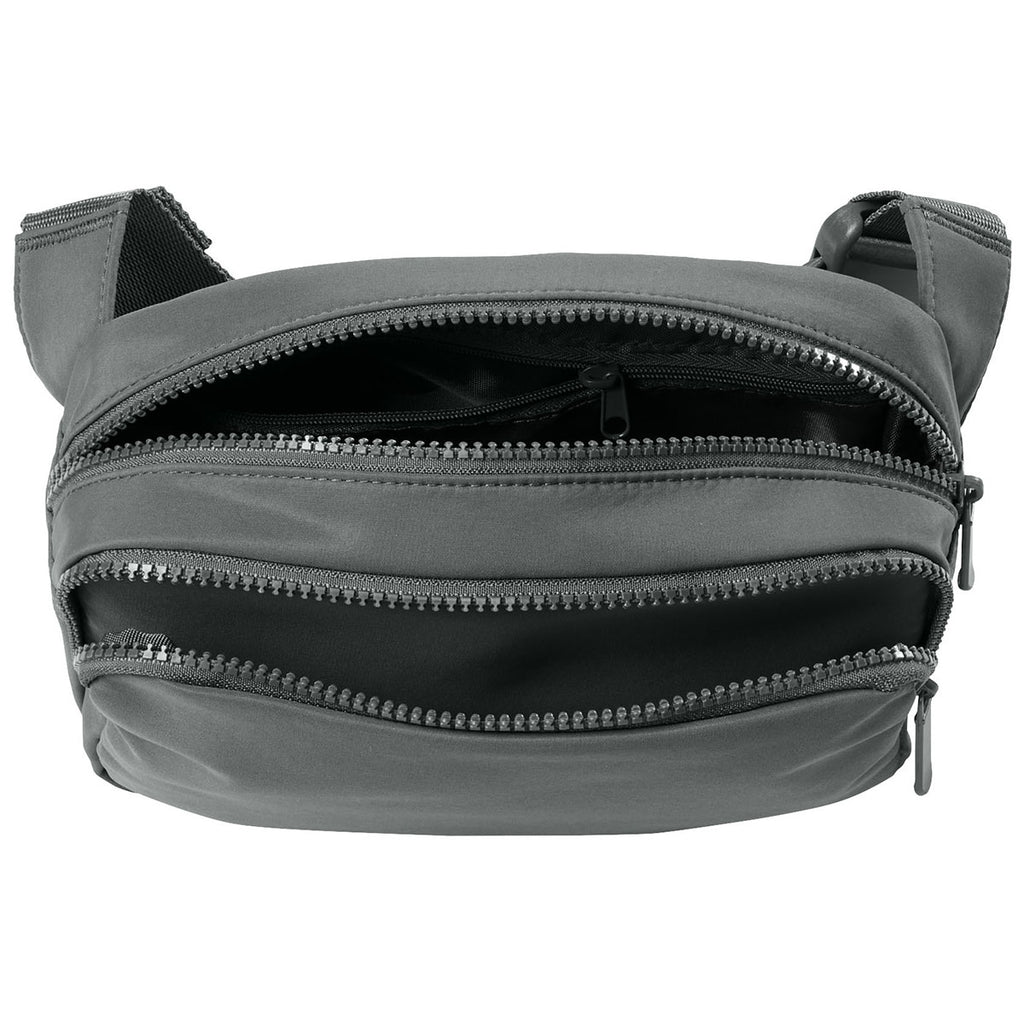 Port Authority Storm Grey Matte Dual-Compartment Crossbody