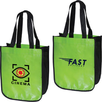 Beacon Lime Green Laminated Fashion Tote Bag