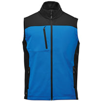 Stormtech Men's Azure Blue/Black Cascades Softshell Vest