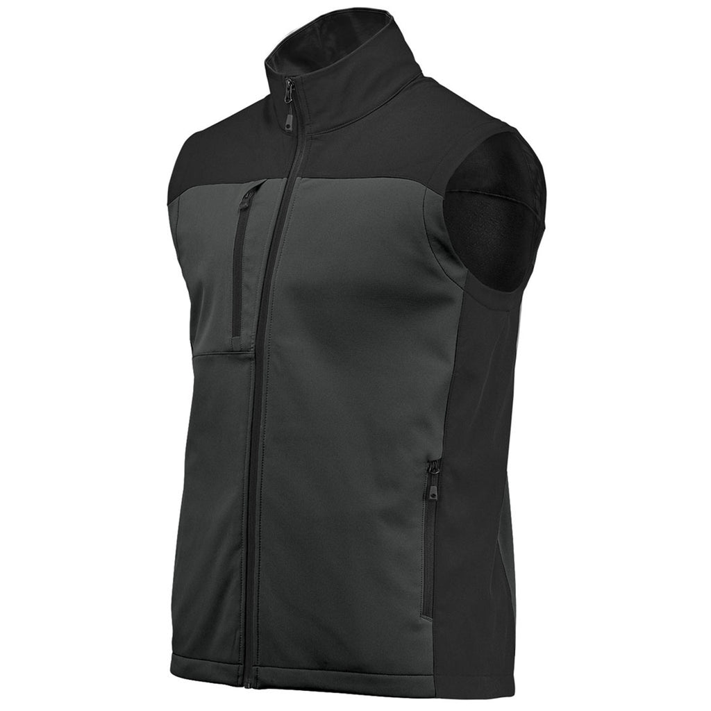 Stormtech Men's Dolphin/Black Cascades Softshell Vest