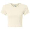 American Apparel Women's Bone Baby Rib Cropped Tee