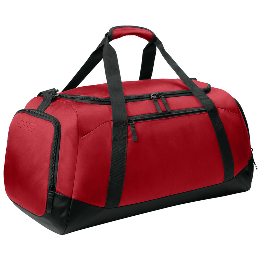 Sport-Tek Deep Red Large Rec Duffel