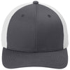 Port Authority Graphite/WhiteFlexfit 110 Mesh Cap