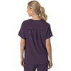 Carhartt Women's Black Plum Four-Pocket Oversized V-Neck Top