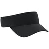 Port Authority Black Poly Visor