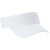 Port Authority White Poly Visor