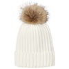 Port Authority Marshmallow Faux Fur Pom Beanie