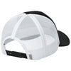 Port Authority Deep Black/Deep Black/White Foam Truck'N Cap