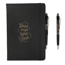 Debco Black Carmelia Pu Hard Cover Journal