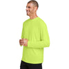 Core 365 Unisex Safety Yellow Capital Long Sleeve Performance T-Shirt