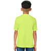 Core 365 Youth Safety Yellow Capital Performance T-Shirt