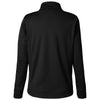 Core 365 Women's Black/Carbon Market Snag Protect Mesh Colorblock Quarter-Zip Pullover