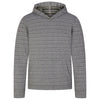 Landway Men's Heather Grey Montauk Reversed Stripe Hoodie