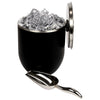 Snowfox Black 3L Double Wall Stainless Steel, Vacuum Insulated Ice Bucket