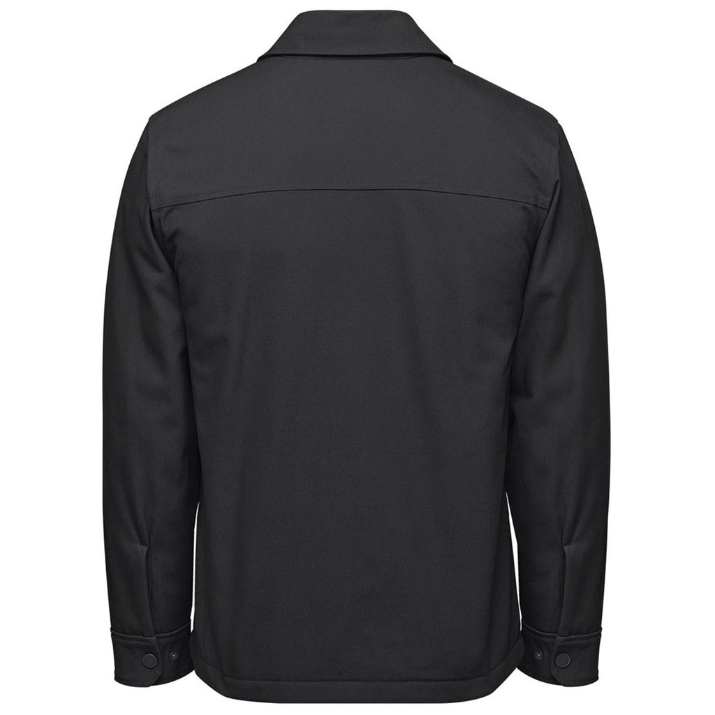 Stormtech Men's Black Oxide Sherpa Lined Canvas Jacket