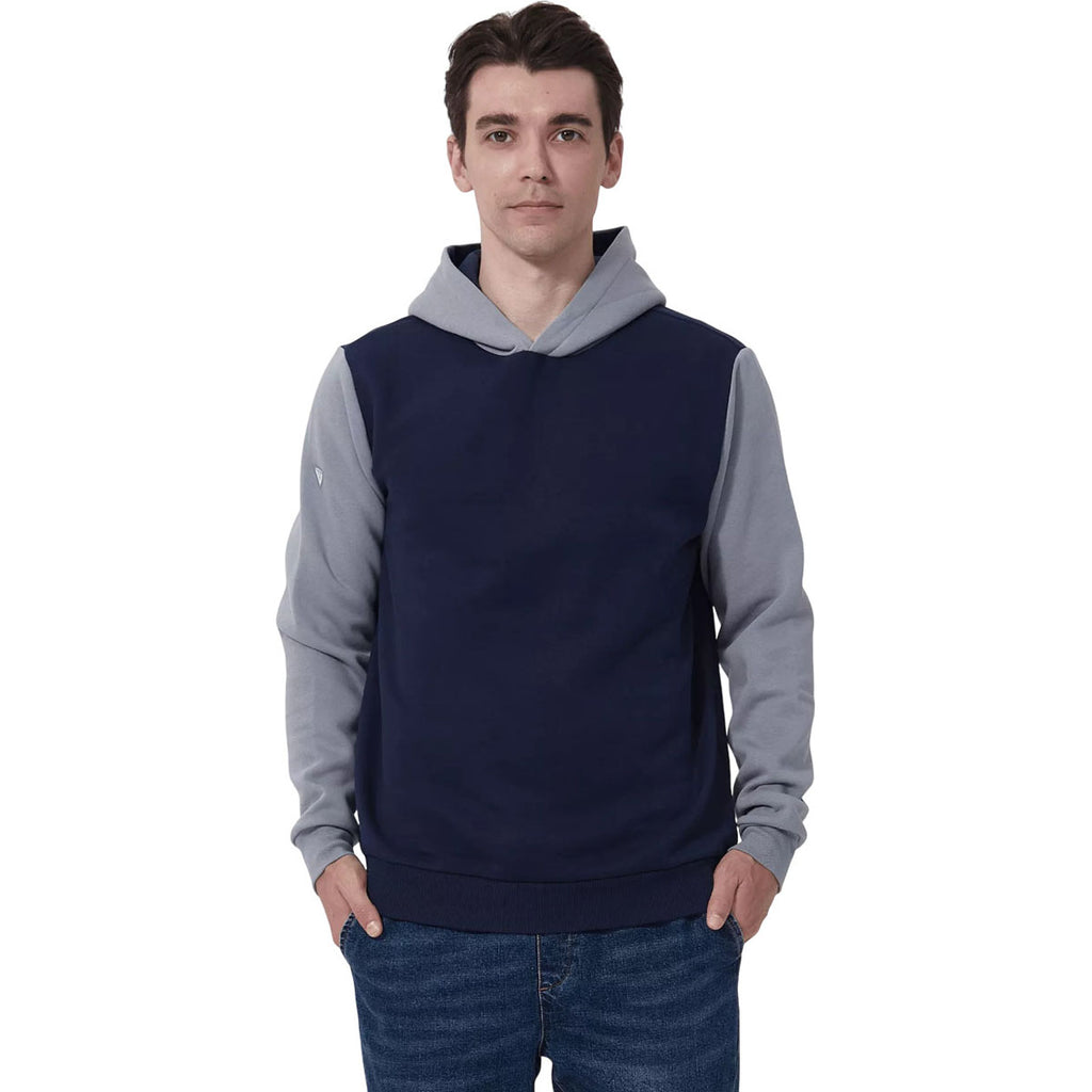 Levelwear Men's Navy/Pebble Ultimate Hoodie