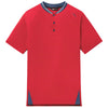 UNRL Men's Carmine Red Condor Polo
