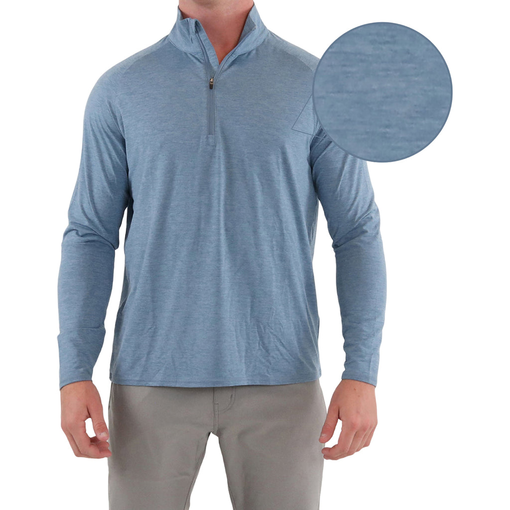AndersonOrd Men's Blue Shadow Heather Aegon Pullover